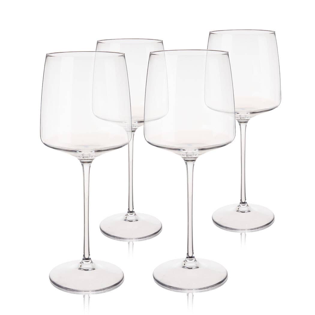 Viski - Reserve Julien Crystal Bordeaux Glasses - Set of 4