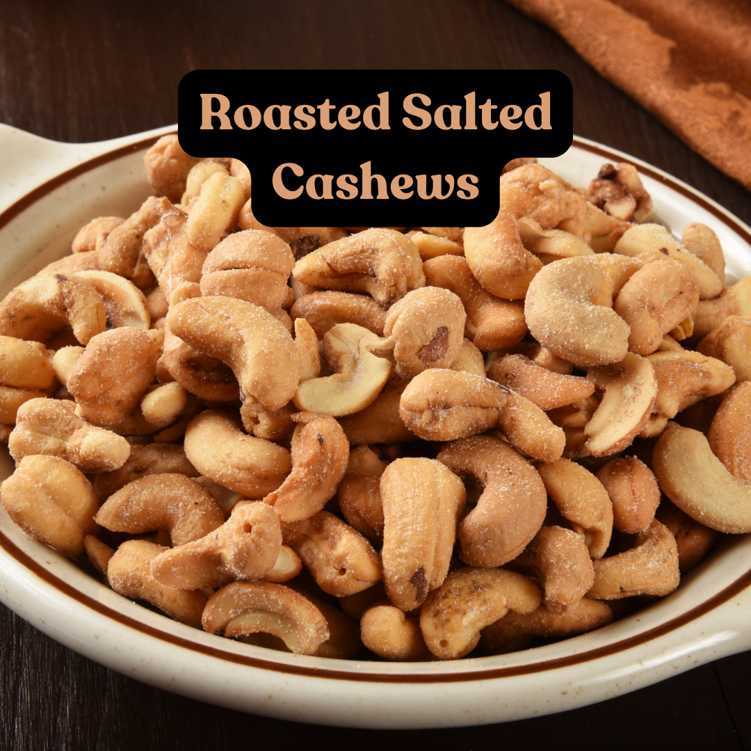 lightly roasted cashews from california