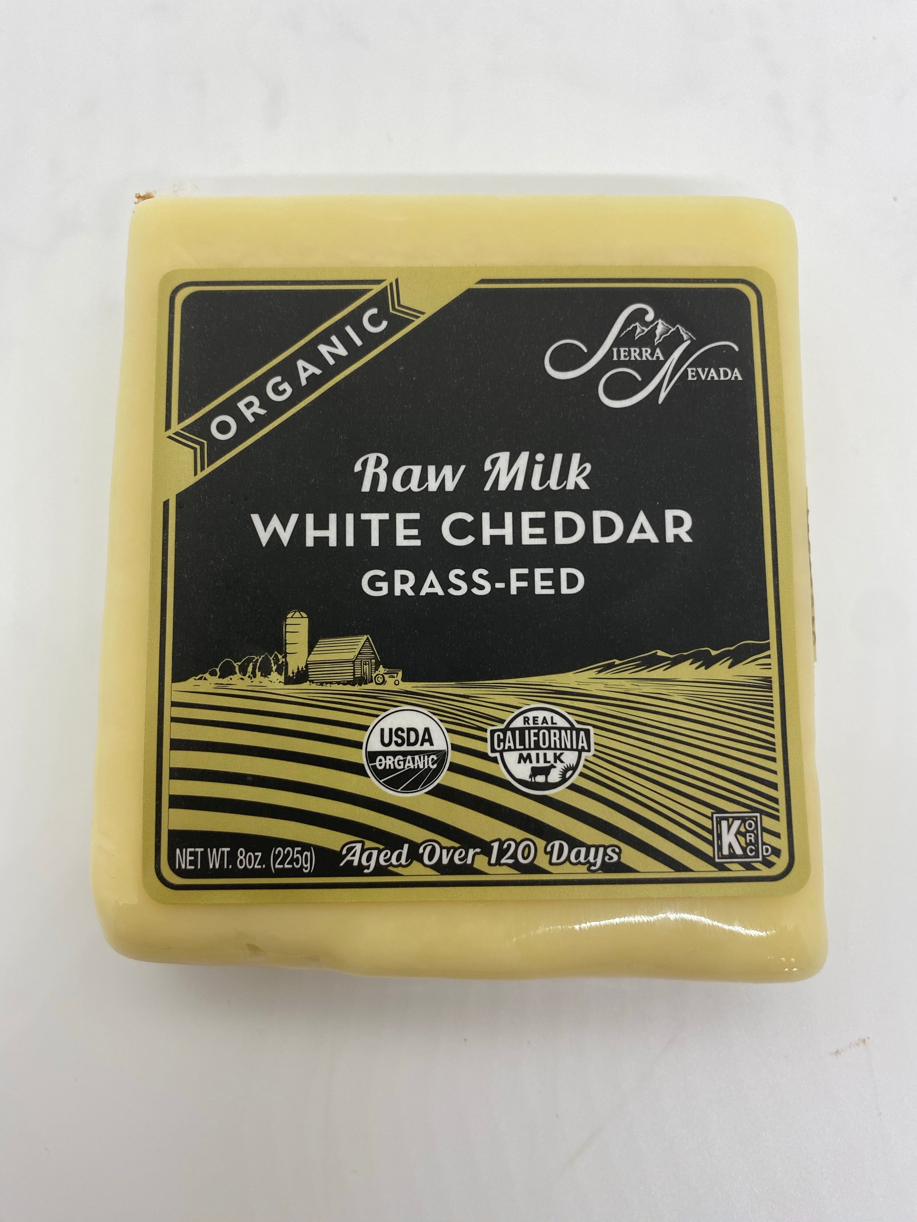 RAW White Cheddar Cheese (Grass-Fed)